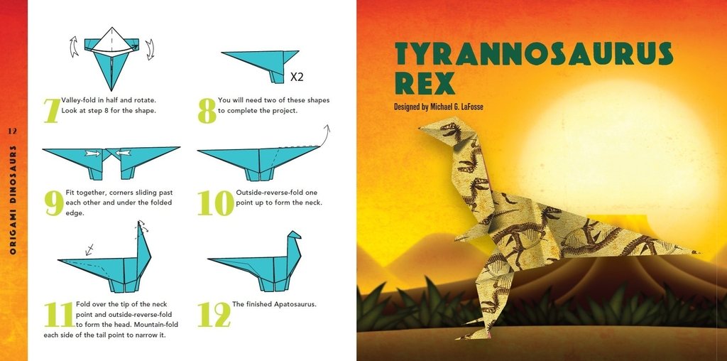 Origami Dinosaurs Kit: Prehistoric Fun for Everyone!: Kit Includes 2 Origami Books, 20 Fun Projects and 98 High-Quality Origami Papers Origami Dinosaurs Kit: Prehistoric Fun for Everyone!: Kit Includes 2 Origami Books, 20 Fun Projects and 98 High-Quality Origami Papers