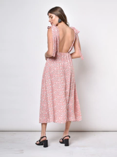 Vestido Sabin Flor Rosa en internet