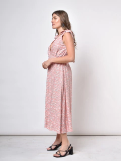 Vestido Sabin Flor Rosa - tienda online