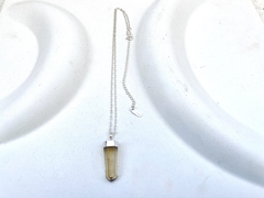 Colar Kaya citrino ((prata)) - MIMPPY - Jóias em Prata e Semijóias | Acessórios Femininos com Cristal e Pedras Naturais