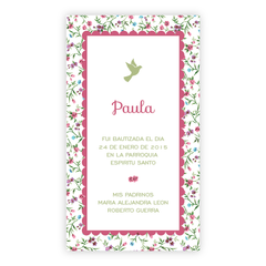 Paula Liberty Rosa Bautismo