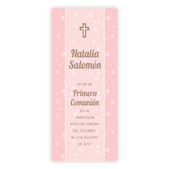 Fondo de Estrellas Rosa Comunión - tienda online