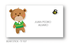 Bear Stick - Tarjetas Infantiles - comprar online