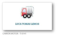 Camión Motor - Tarjetas Infantiles - comprar online