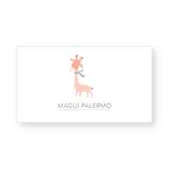 Jirafa Palermo - Tarjetas Infantiles - comprar online
