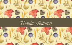 Maria Autumn- Tarjetas Personales en internet