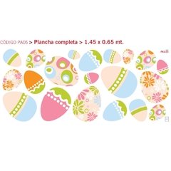 Happy Eggs - Vinilo Decorativo Pascuas - comprar online