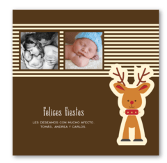 Renos con Foto Box - Tarjetas para Navidad y Fin de Año
