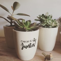 Maceta de cerámica personalizada