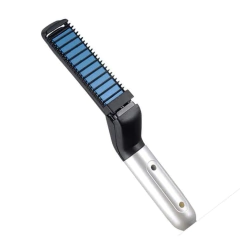Planchita Para Barba Cabello Hombre Cepillo Anti Frizz Alisa - comprar online