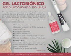 Acido Lactobionico 10% Peeling Antiage Renovador 30gr Idraet - comprar online