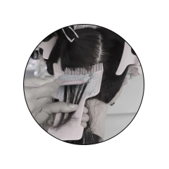 Paleta Mechas Reflejos Claritos Tipo Rastrillo Peluqueria - comprar online
