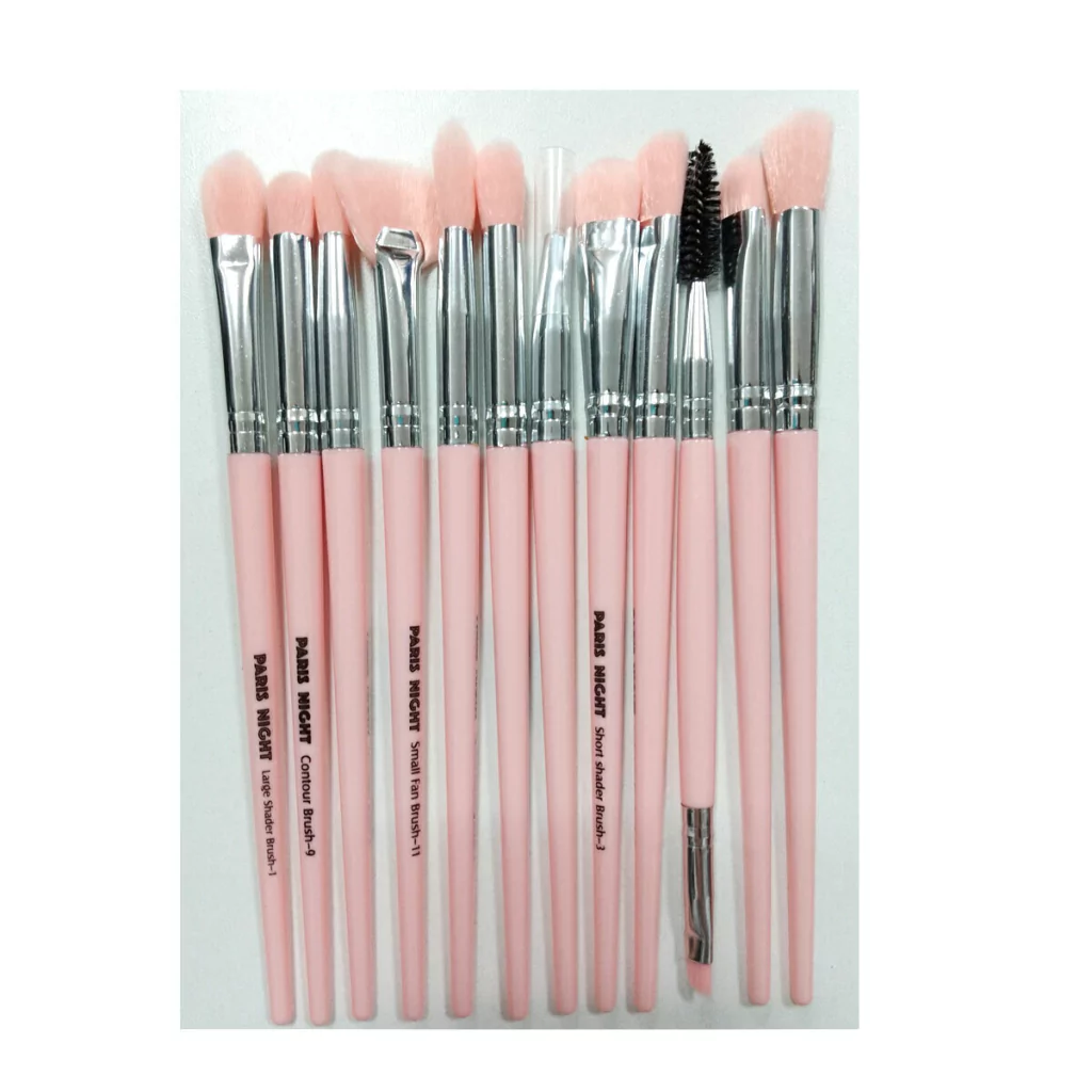 Set 12 Pinceles Ojos Sombras Delineado + Cejas Maquillaje Set 12 Pinceles Ojos Sombras Delineado + Cejas Maquillaje