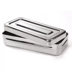 Caja acero 20 X 10 X 4 inoxidable con tapa