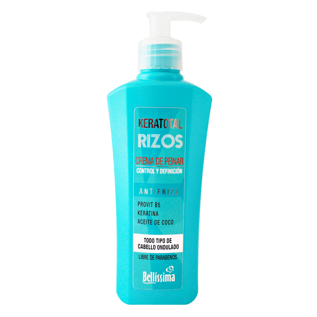 Crema de peinar Keratotal rizos x 270 ml - Bellissima