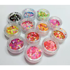 DECO 2142 formas de colores fluo confetti - x 1 unid - comprar online