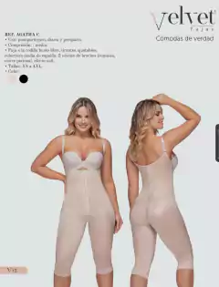 FAJAS VELVET Ref/AGATHA C- FAJA RODILLA MEDIANA COMPRESIÓN BROCHES