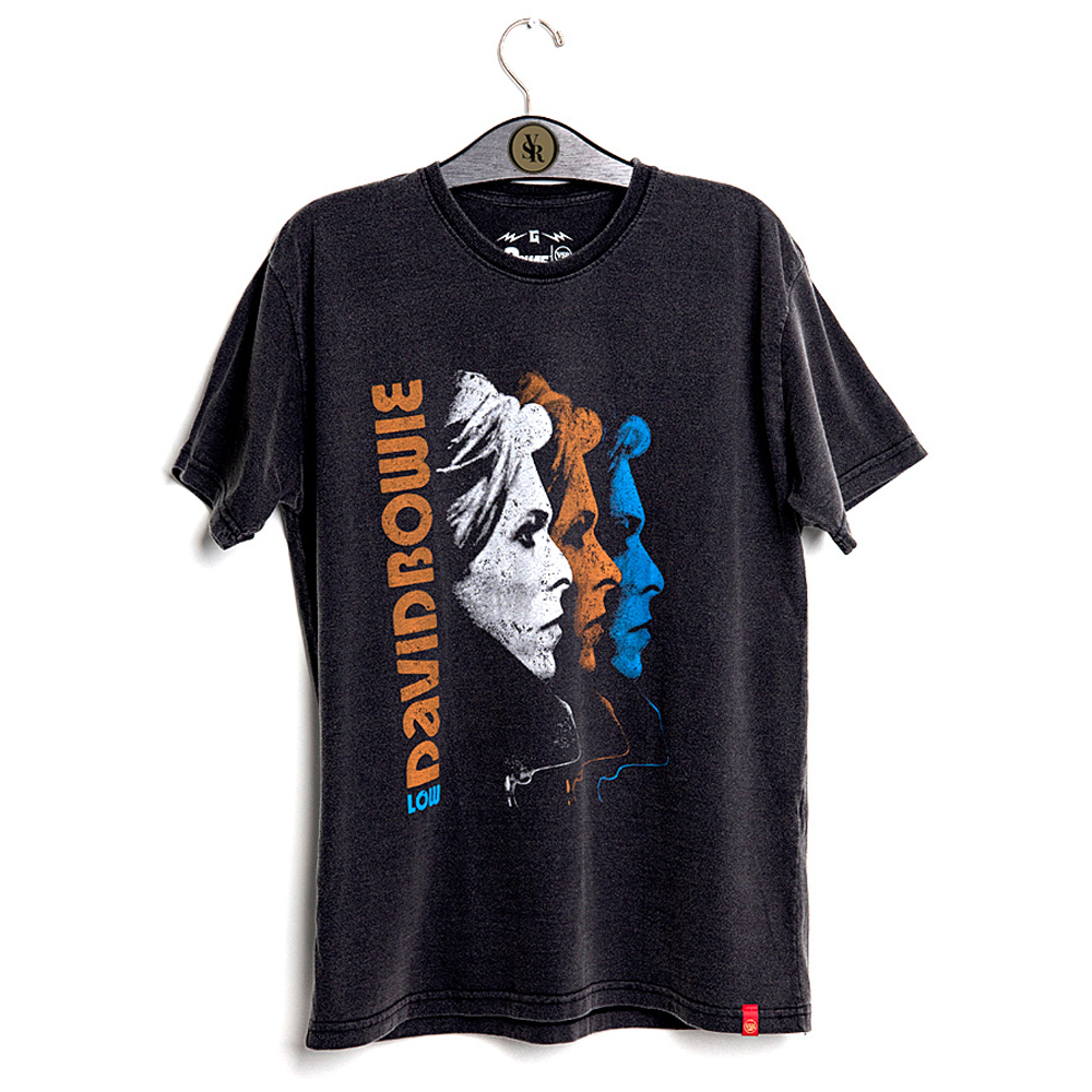 CAMISETA DAVID BOWIE LOW - Violeta Skate Rock