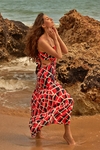 vestido com recortes capetown 6060145 r do sol - loja online