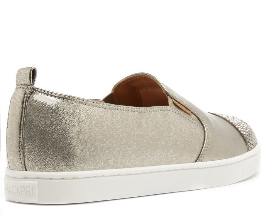 Tênis Prata Velho Slip On Glam C3000001060004 Anacapri