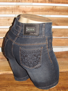 Bermuda Jeans Aion Feminina Ly Longuete Alta - comprar online