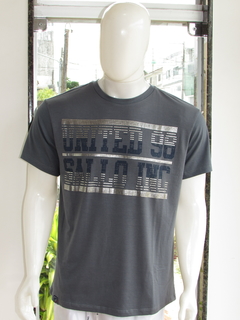 Camiseta Masculina Original Sallo Gola Redonda Silk Grafite - loja online