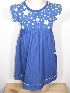 Vestido Brandilli Azul Estrelado 31072/44 Feminino Infantil - comprar online