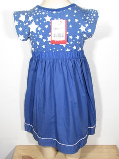 Vestido Brandilli Azul Estrelado 31072/44 Feminino Infantil - netpizante