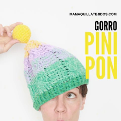 GORRO PINIPÓN - Guía de Tejido
