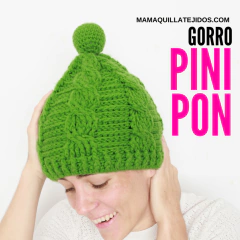 GORRO PINIPÓN - Guía de Tejido - comprar online