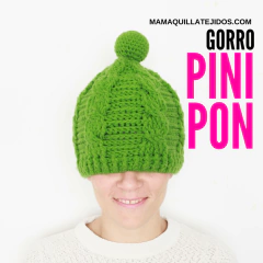 GORRO PINIPÓN - Guía de Tejido - mamaQuilla Tejidos