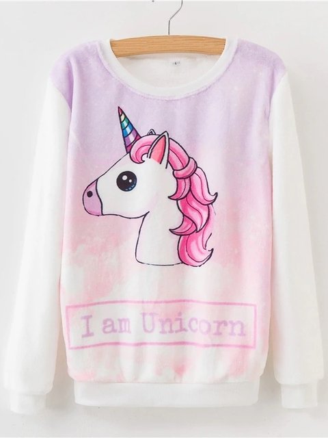 blusa unicórnio adulto