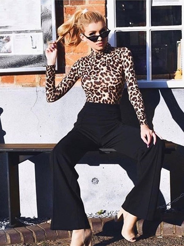 blusa de oncinha de manga comprida