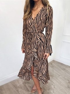 Vestido Estampa de Zebra 1