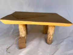 Banco/mesa de madera - 45 x 30 x 25 cm