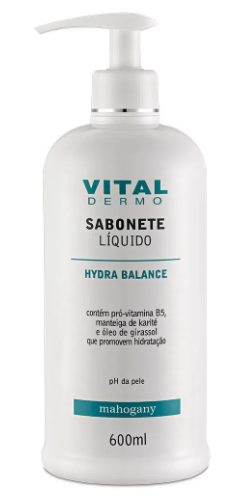 Sabonete Líquido Hydra Balance Vital Dermo 600ml [Mahogany]