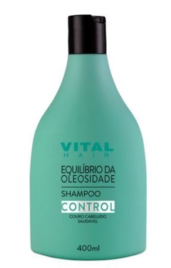 Shampoo Control Equilíbrio da Oleosidade 400ml [Vital Hair - Mahogany]