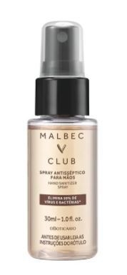Spray Antisséptico para Mãos Malbec Club 30ml [O Boticário]