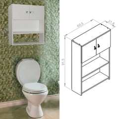 Mueble Sobre Inodoro Alacena Colgante Baño Organizador