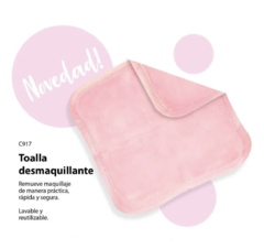 Toalla desmaquillante pad microfibra rosa Limpieza facial - comprar online