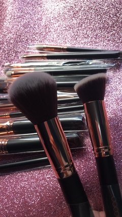 DOCOLOR - 15 Pieces Rose Gold Makeup Brushes Set - DC1501 . - tienda online