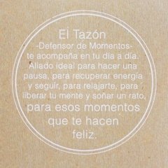 Imagen de EL TAZÓN Defensor de momentos // Taza CORAL OSCURO gigante + cuchara