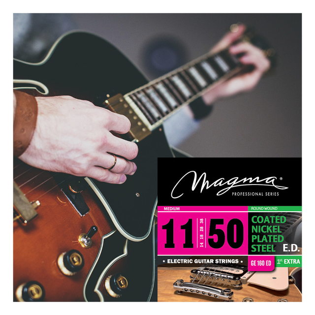 Encordado Guitarra Eléctrica Magma Coated Ed 011