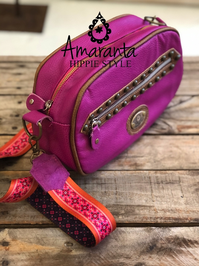 Bandolera Circus Fucsia - Comprar en Amaranta Carteras