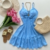 Vestido Lastex azul