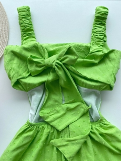 Vestido Thassia verde - comprar online