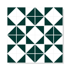 Image of "Raiz" Green Ceramic Tiles