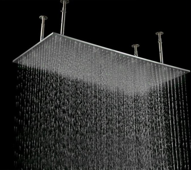 Regadera de baño Niagara 50x100 cm Tipo lluvia con Luz led