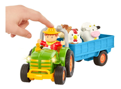 Tractor Infantil Con Remolque Animales Luces Sonidos Battat en internet