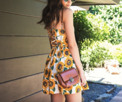 Vestido Verano Girasoles - RVES364 - comprar online